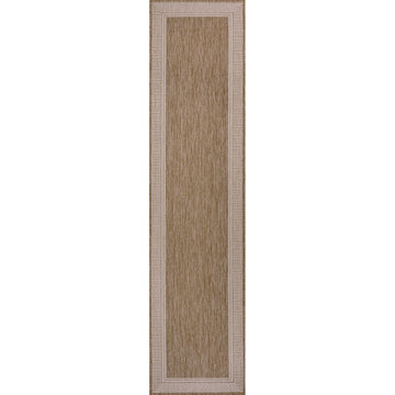 Hali Coastal Casual Wide Stripe Border Area Rug